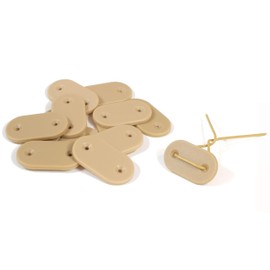 Simon & Co (26 pieces of privacy and privacy screen fixings - with durable wire, bamboo