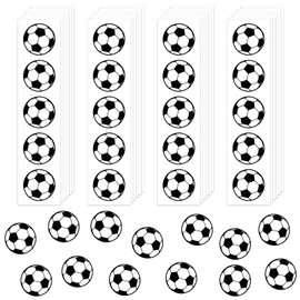120 Pcs Soccer Stickers Vinyl, Soccer Ball Stickers for Water Bottle Kids Girls Boys, World Cup Sports Football Decals Waterproof for Soccer Party Favor Helmet Reward Pride Planner Calendar DIY Craft
