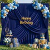 10x12ft Navy Blue Backdrop Curtains Wedding Party Drapes for Backdrop