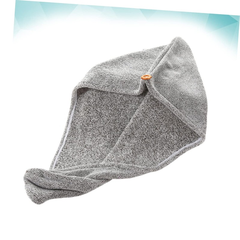 TOVINANNA Hair Drying Quick Drying Towel Bamboo Charcoal Absorbent Cap