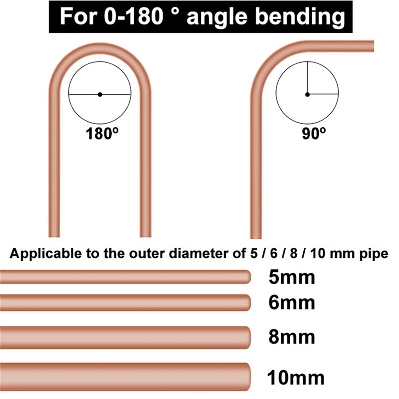 Ticfox 4 in 1 180 Degree Heavy Duty Pipe Bender