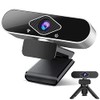 Webcam con micrófono, cámara Web HD 1080p, Full HD 1080P,