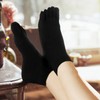 6 Pares Calcetines de Cinco Dedos de Algodón Mujer Color
