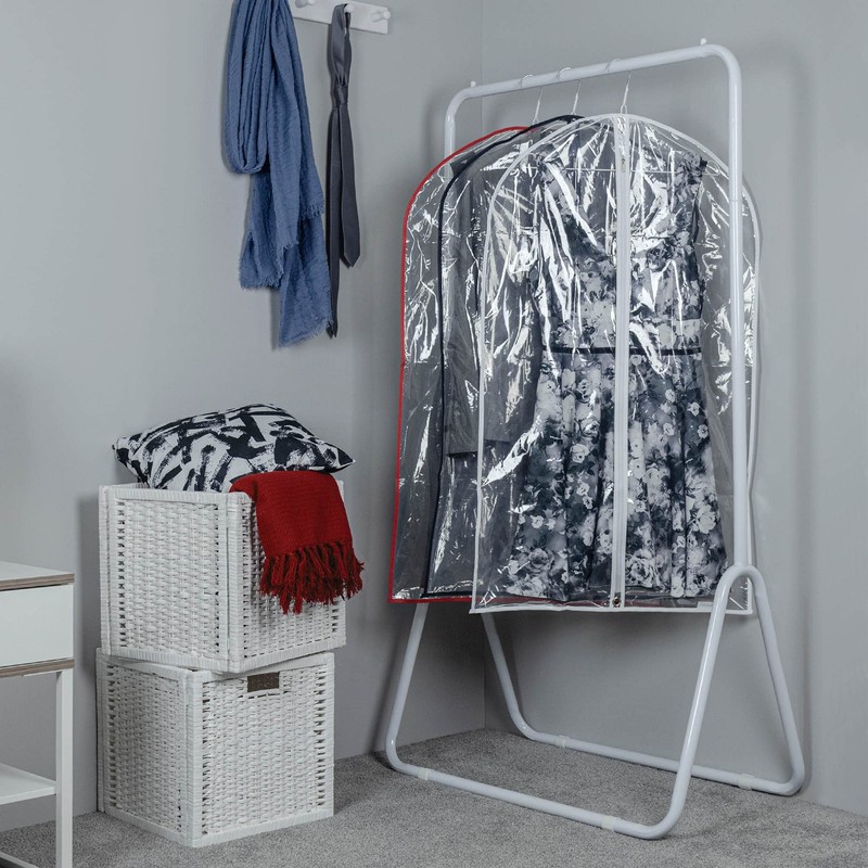 HANGERWORLD 100 cm (40") Suit/Garment Clothes Cover Bags, Pack of