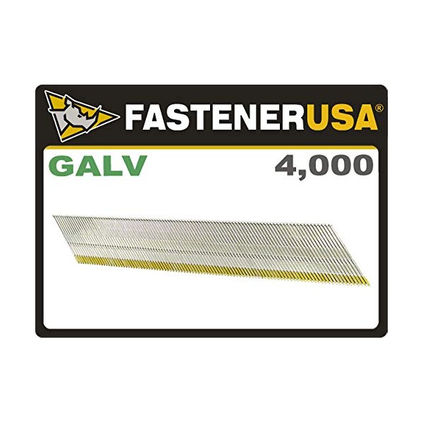 1-3/4" DA19 Angle Finish Nails 15GA GALV 4,000ct | G-UDA19