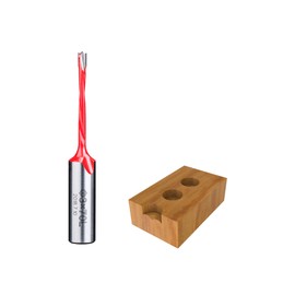HUHAO Tipped Brad Point Boring Bits for Wood, Carbide Tipped Heavy-Duty Dowel Bit Hole Cutter for Wood Plastic Plywood,4mm Dia x 70mm Long x 10mm Shank, Right Hand Rotation