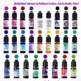 Let's Resin Lets Resin Pigmento Tintas Alchol Concetrado 26 Colores 10ml