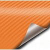 VVIVID XPO Orange 3D Carbon Fiber 5 Feet x 1 Foot Vinyl Wrap Roll with Air Release Technology