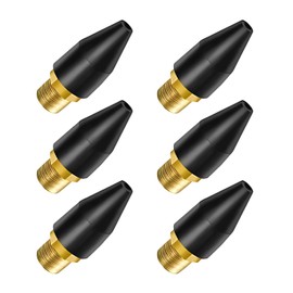 votuyet 6PCS Black Rubber Air Tool For Air Nozzle Tip,which can be used for inflating various items such as balloons, inflatable toys, and small inflatable mattresses