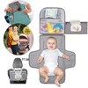 Portable Baby Diaper Changing Mat Foldable Multi Storage Pockets Soft
