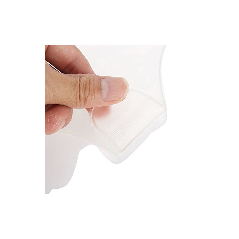 Almohadilla Antiarrugas Pecho Silicona Reutilizable Lavable Antienvejecimiento Levantamiento Senos Forma