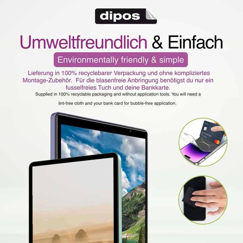 dipos I 2x Protective Film Clear Suitable for SPC Gravity