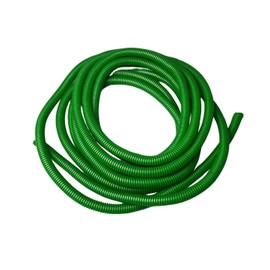 PE Green Corrugated Conduit Flexi Pipe Tube Split 10mm - 5m
