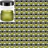 Domensi 100 Pcs 1 oz Glass Jars with Lids Bulk