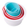 Ubbi Lighthouse Stacking Cups Bath Toys, Includes 6 Cups, Mold