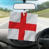 England Flag | REUSABLE Double Sided Car Air Freshener