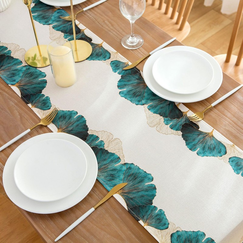 Inhobbok Table Runner Modern Spring Table Runner Summer Table Runner