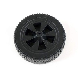 Wheel 7 Inch Plastic Black Blow Molded (G437-0037-W1)