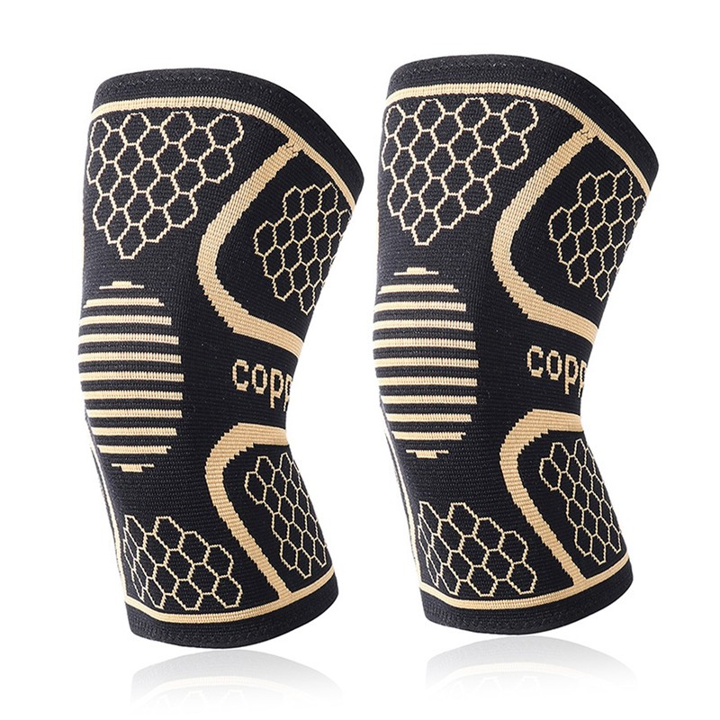 1 Pair Knee Sleeve Breathable Skin Friendly Nylon Knee Brace