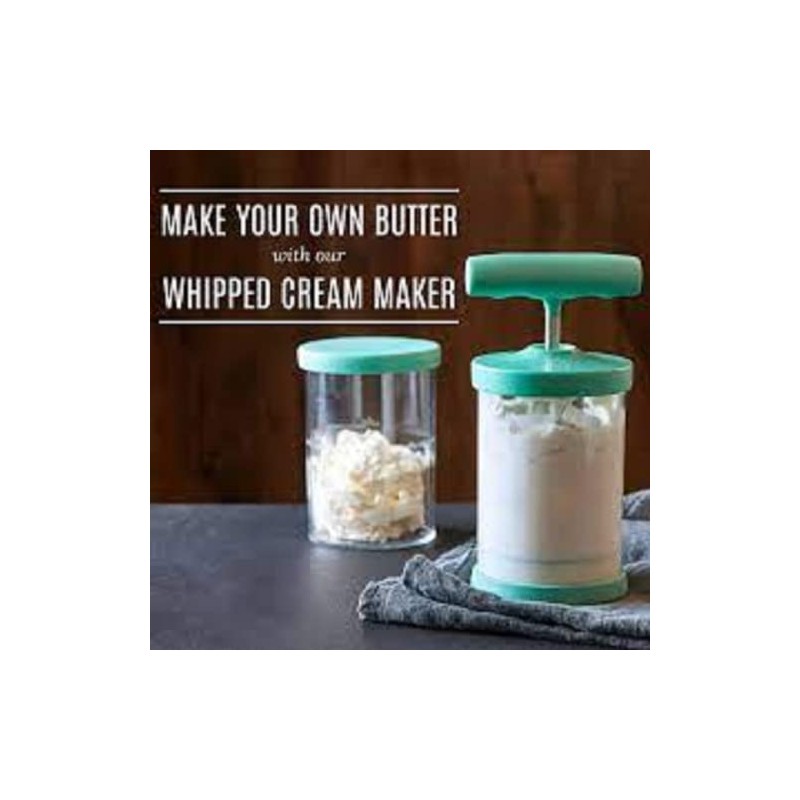 Pampered Chef Whipped Cream Maker - Handheld DIY Whipping Cream