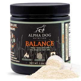Alpha Dog Nutrition Balance Probiotic Blend for Dogs by Alpha Dog Nutrition