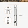 sourcing map H4.0 Hex Head Screwdriver Bit 4.0mm Metric Flat