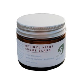 White Egret Crema de Noche con Retinol  Night Cream with Retinol  72 Ionic Sea Minerals, 56 ml                                                        