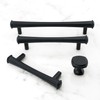 HESTIA HARDWARE 10 Pack Black Cabinet Pulls 5 Inch, Black