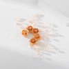 Golden Fairy Elf Ear Cuff - Handmade Flower Single Left