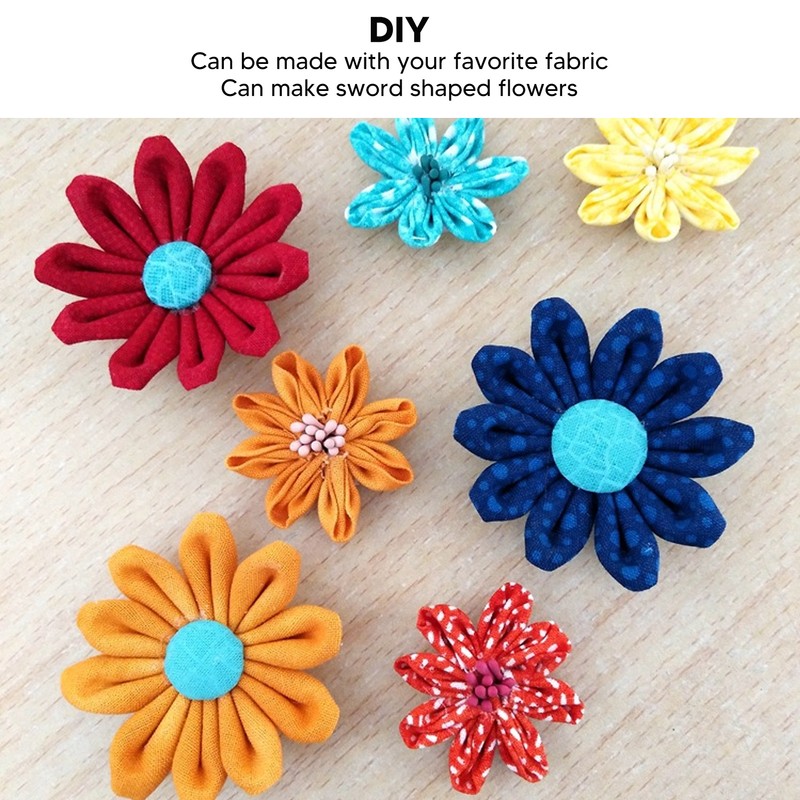 3pcs Flower Maker Set DIY Handcraft Quick Easily Kanzashi Flower