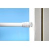 Genialo "Flexi" Curtain Clamp Rod, Window Rod for Windows, Telescopic