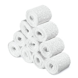 Navaris Plaster Cloth Rolls (S, Pack of 10) - Gauze Bandages for Body Casts, Plaster
