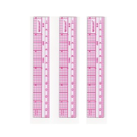 Westcott B-55, 6"/15cm 10ths/Metric Beveled Ruler. (3 pack)