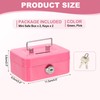 PATIKIL Small Cash Box, 2 Pcs Mini Safe Box Money