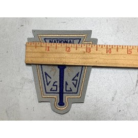 CUSTOM MADE National Honor Society Patch - Gray, Gold, And Blue