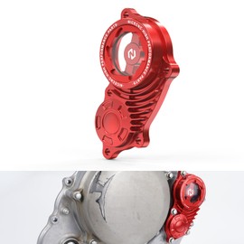NICECNC Motorcycle Clear Oil Filtrar Cover Compatible with Honda XR650R 2000-2007,Aluminum,CNC-machined