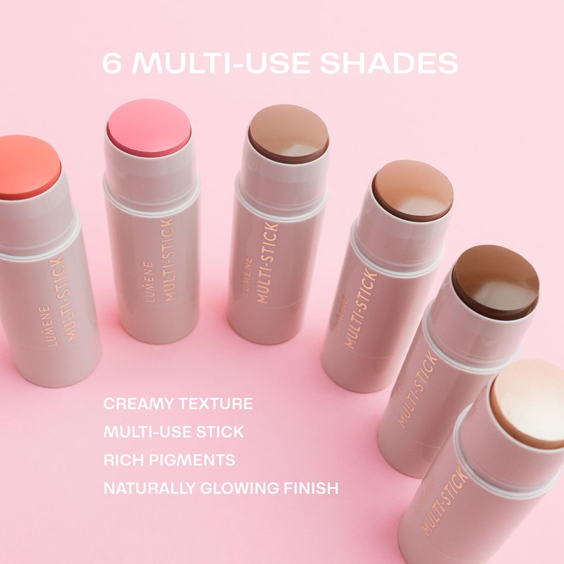 LUMENE Multi-Stick Versatile Makeup Stick with Creamy Texture, Radiant Glow