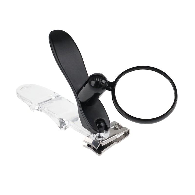 BIOS Living Rotating Nail Clipper, Adjustable Angle, Detachable Magnifier, Ergonomic,