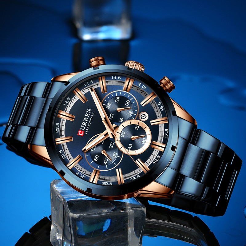 CURREN 8355 Luxury Classic Business Quartz Men Watch 3ATM Waterproof