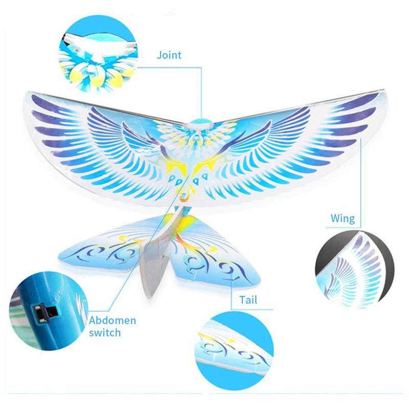 Remote Control Bionic Flying Bird Toys Mini RC Drone Smart