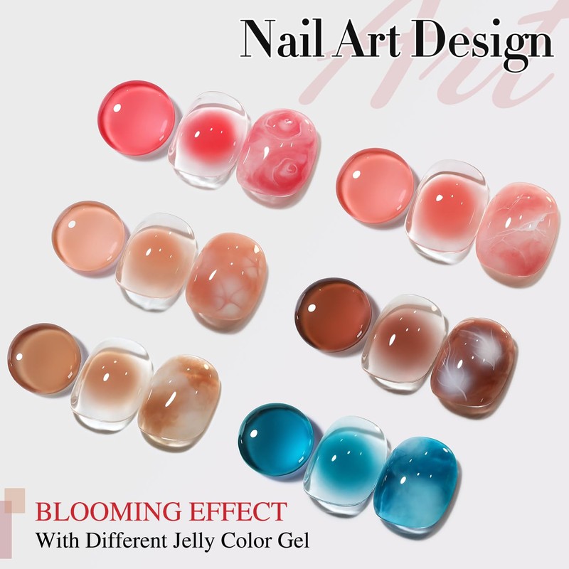 0.50 OZ Blooming Gel Polish Same Color Same Bottle Golden