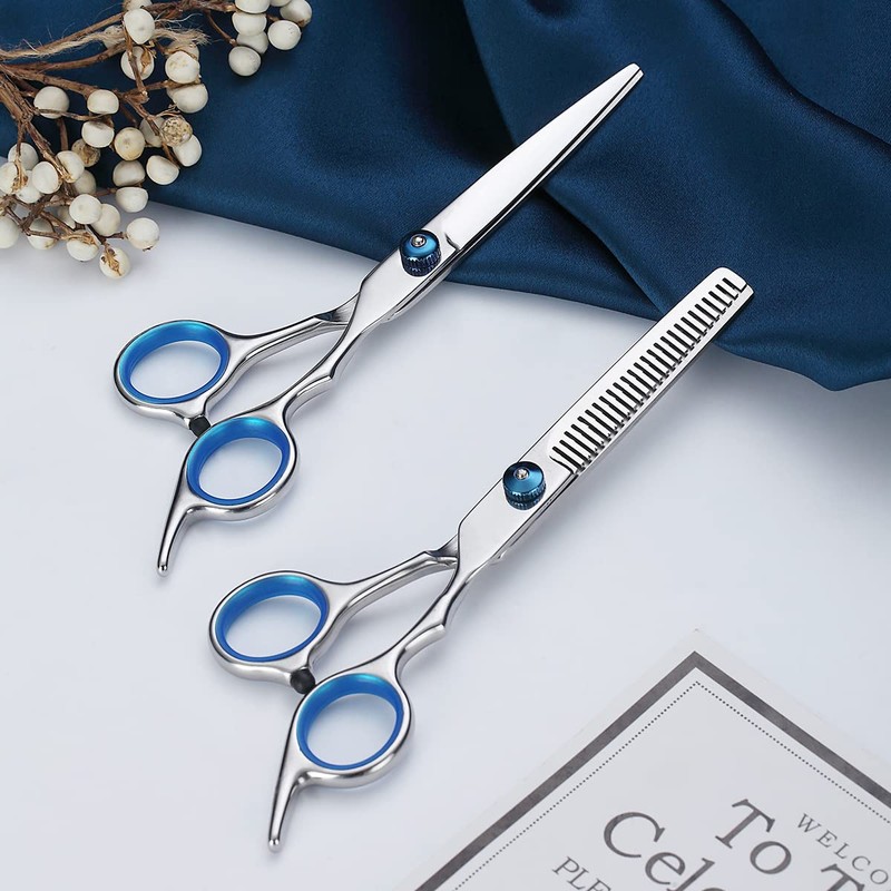 Kyraton Hair Cutting Scissors 2 Pack Professional Thinning Scissors for
