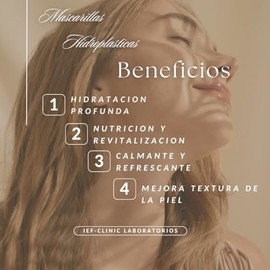 Mascarilla Hidroplastica Facial Profesional, 600 gr, de Gel Antiedad, Mascarilla hidrogel, hidratante, antiedad (Manzanilla)                          