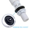 1/2" Toilet Cistern Bottom Entry Inlet Fill Valve with Sealing