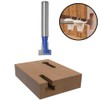 Bestgle Carbide Router Bit 0.25 inch (6.35 mm) 2 Keyhole