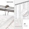 IMAVO White Bathroom Accessories Set with Shower Curtain,23 Piece Bathroom