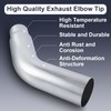 Diesel Exhaust Elbow Tip 5" Inlet /6" Outlet 23" Overall