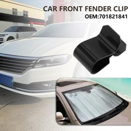 The Lord of the Tools 4 Pcs Car Mud Flaps Protector Holder Mounting Clip Clamps Replacement Part 701821841 Compatible with VW T4 1991-2003 Black