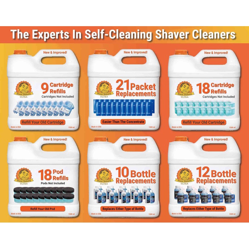 Shaver Shebang Braun Clean & Renew 9 cartridge refills from