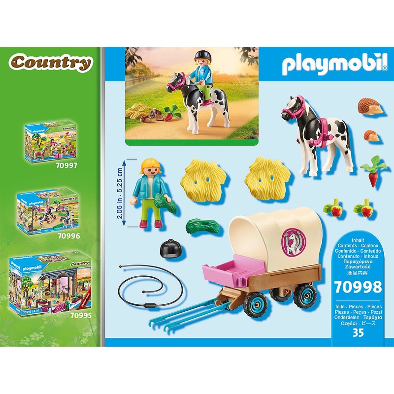 PLAYMOBIL Country 70998 Pony Carriage 4+ Years